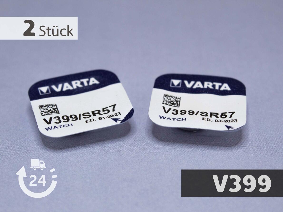2 x V399, SR927W, SR57 VARTA Batterien>
