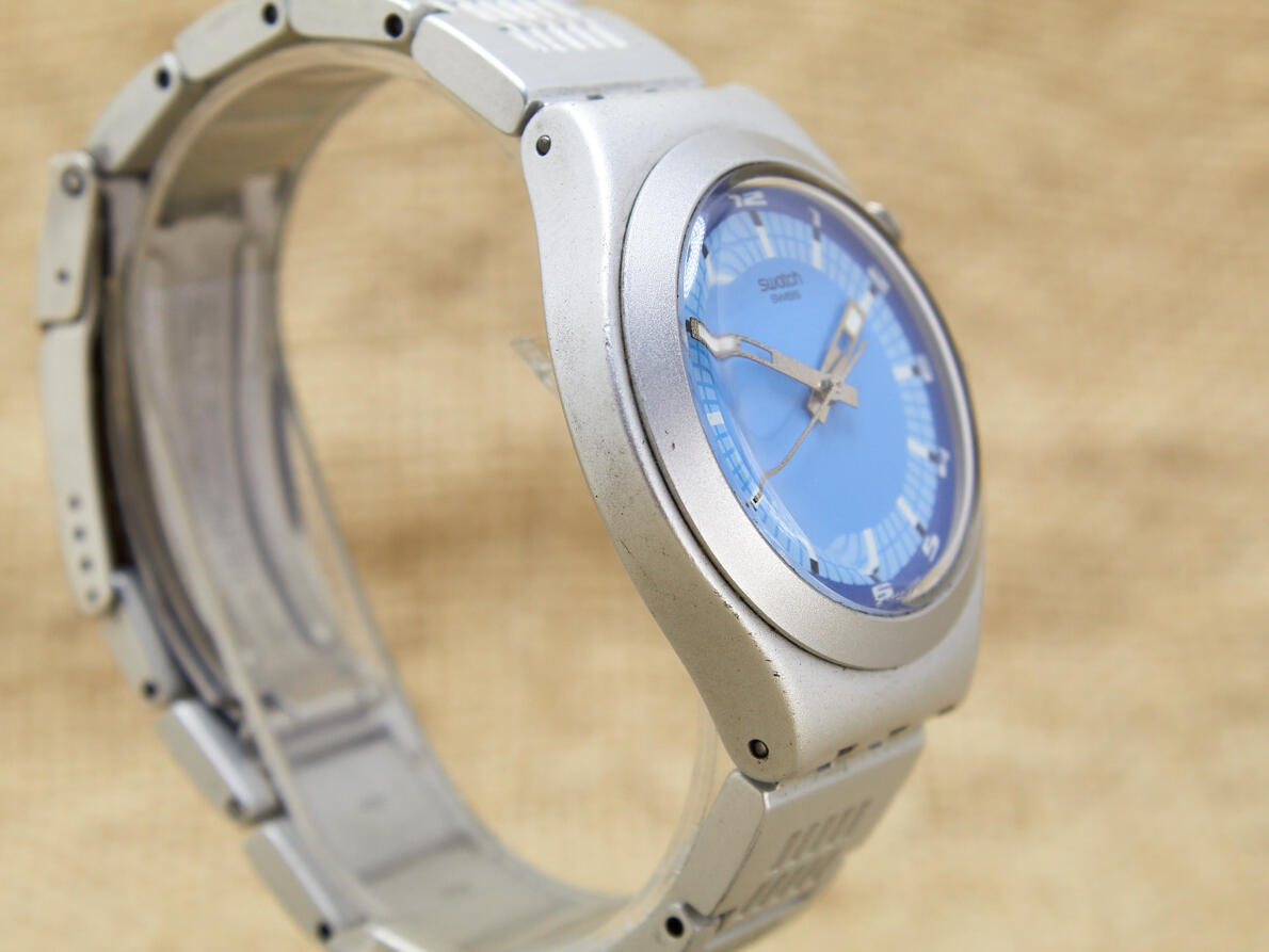 Damen Uhr, Swatch Irony Aluminium>