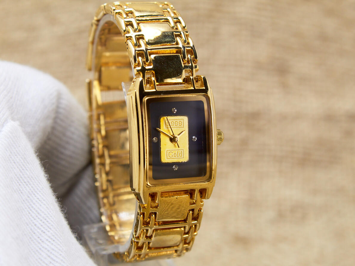 Damen Uhr,  9999 Gold, 19 mm>